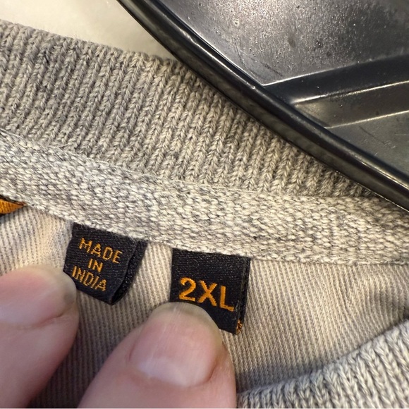 Superdry Men’s Heavy Cotton Henley Shirt 3 Button Sz US 2XL (Runs Small) - Picture 6 of 12